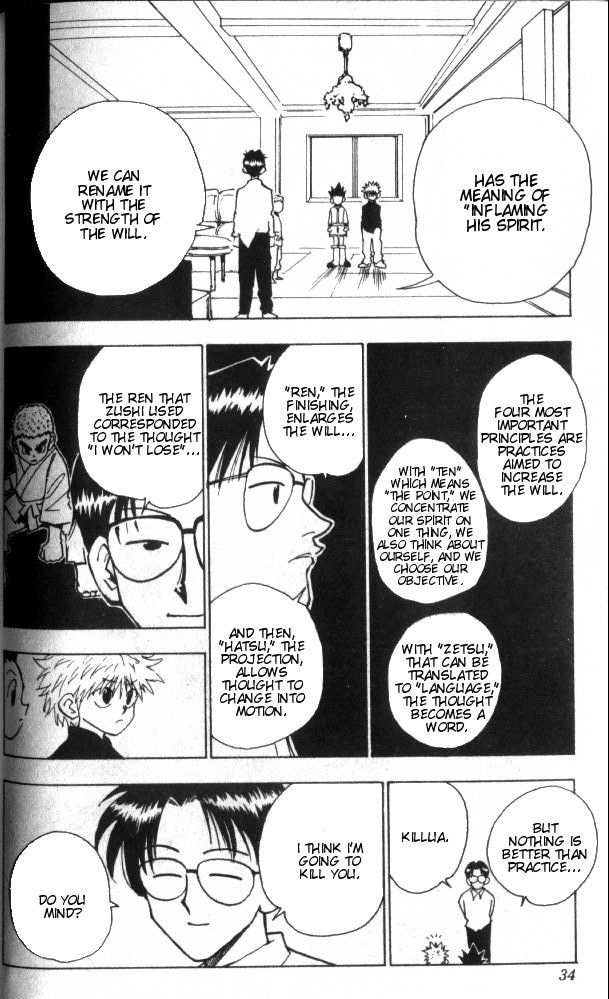 Hunter X Hunter Chapter 46 page 9 - Chapter 46: Nen