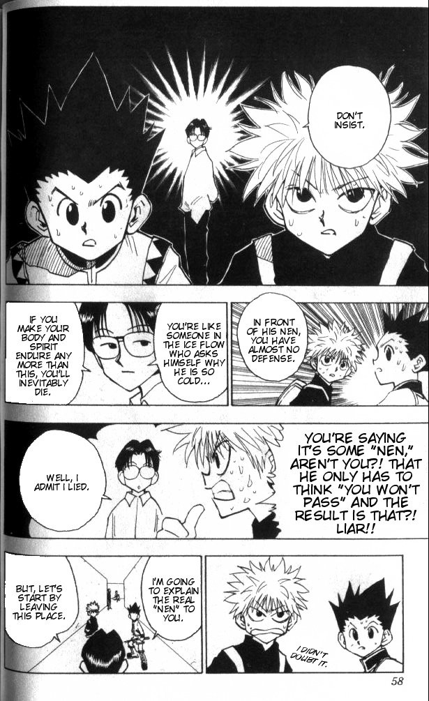 Hunter X Hunter Chapter 47 page 13 - Chapter 47: The Invisible Wall