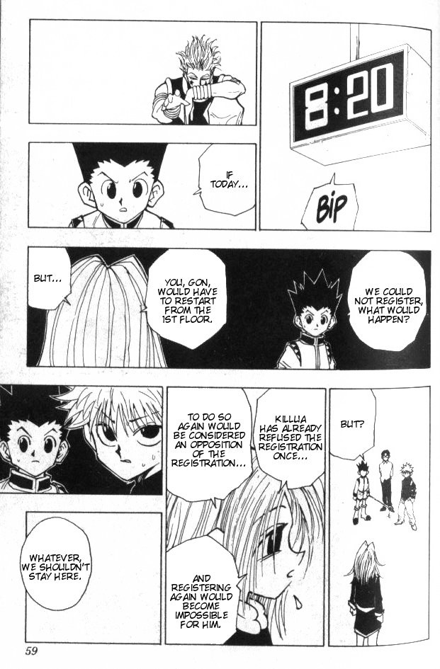 Hunter X Hunter Chapter 47 page 14 - Chapter 47: The Invisible Wall