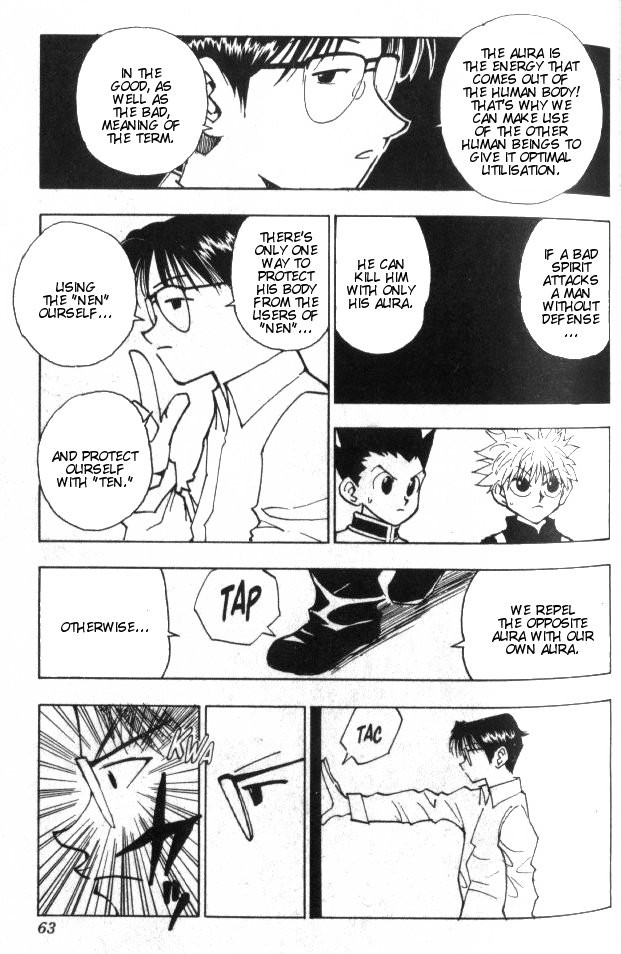Hunter X Hunter Chapter 47 page 18 - Chapter 47: The Invisible Wall