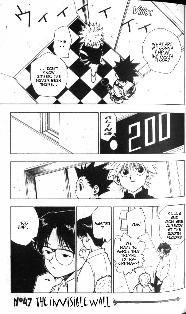 Hunter X Hunter Chapter 47 page 2 - Chapter 47: The Invisible Wall