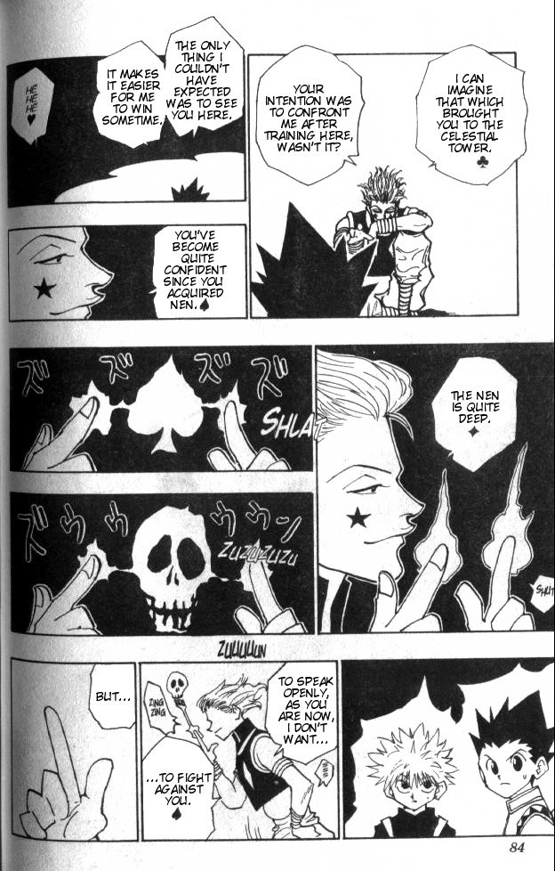 Hunter X Hunter Chapter 48 page 18 - Chapter 48: Hisoka's Terms