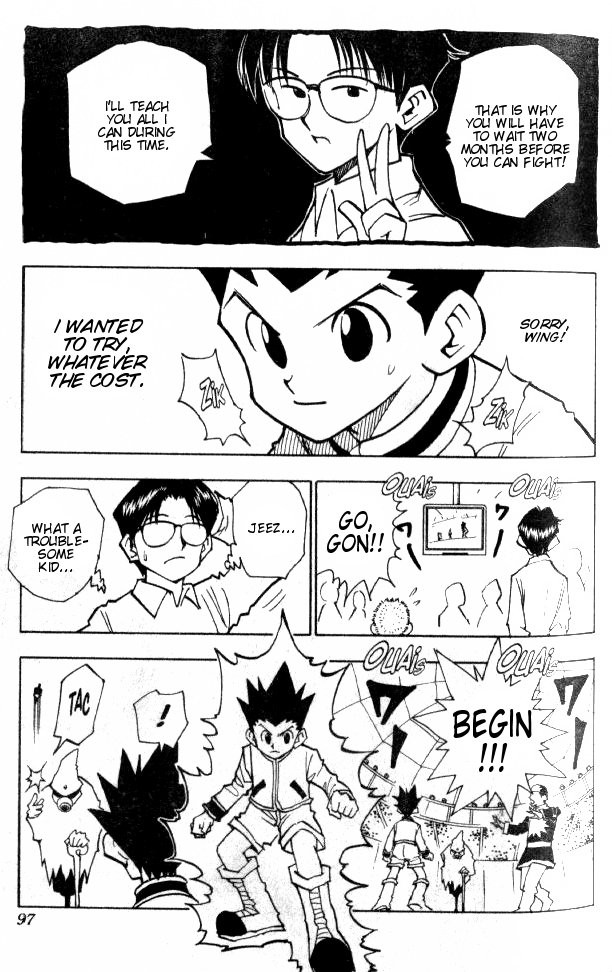 Hunter X Hunter Chapter 49 page 12 - Chapter 49: The Battle Begins!!