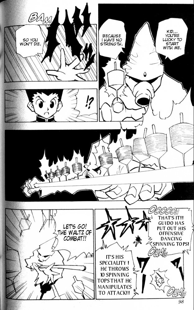 Hunter X Hunter Chapter 49 page 13 - Chapter 49: The Battle Begins!!