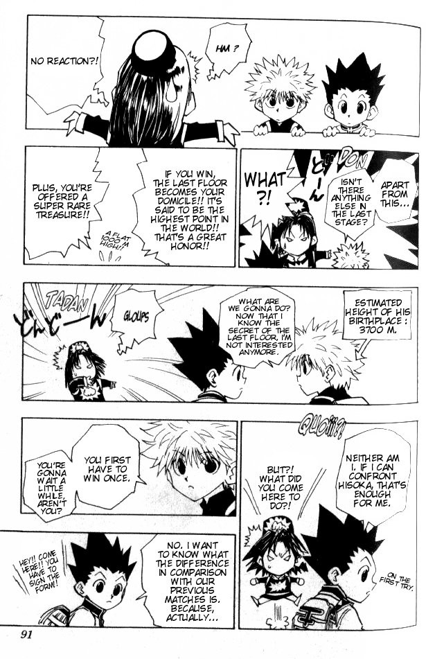 Hunter X Hunter Chapter 49 page 6 - Chapter 49: The Battle Begins!!
