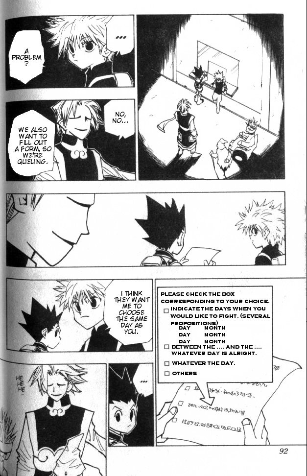 Hunter X Hunter Chapter 49 page 7 - Chapter 49: The Battle Begins!!