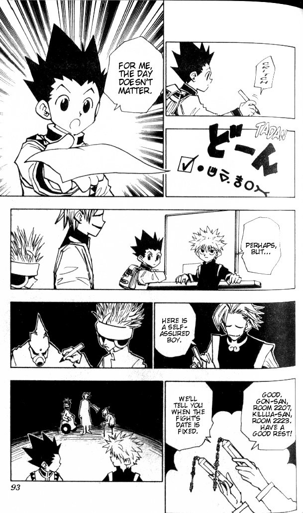 Hunter X Hunter Chapter 49 page 8 - Chapter 49: The Battle Begins!!