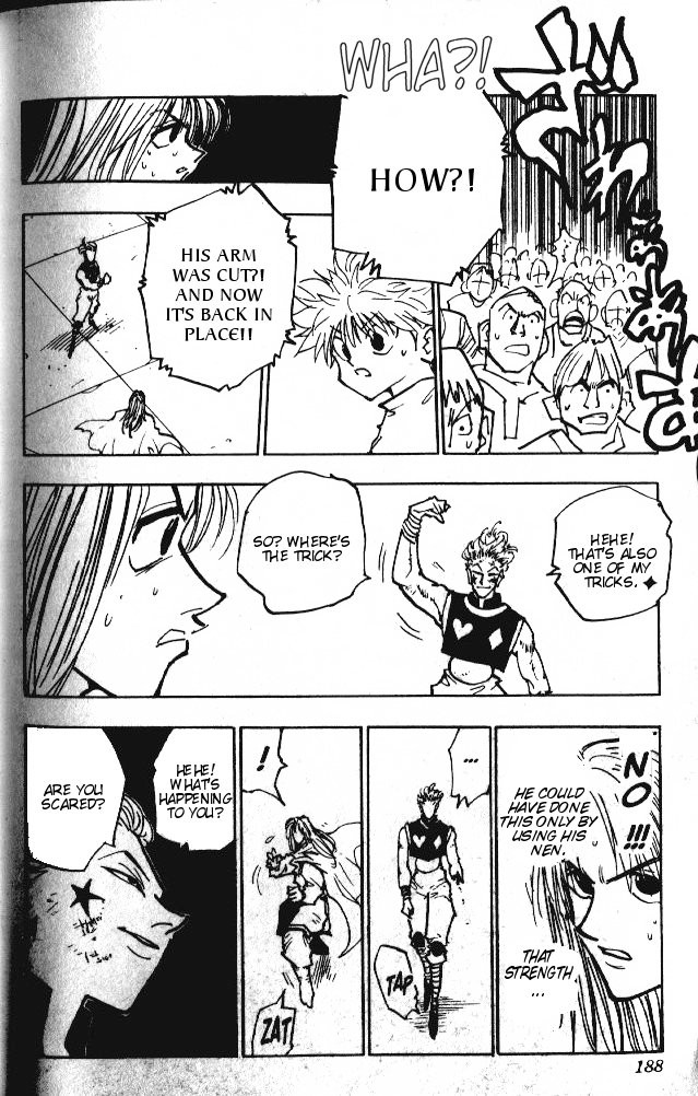 Hunter X Hunter Chapter 54 page 11 - Chapter 54: Cause of Defeat