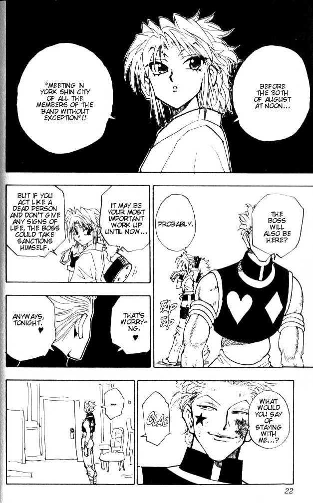 Hunter X Hunter Chapter 55 page 18 - Chapter 55: As for Hisoka...