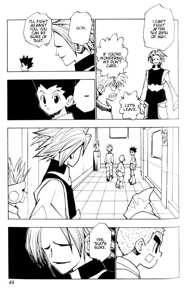 Hunter X Hunter Chapter 56 page 20 - Chapter 56: Training Resumes