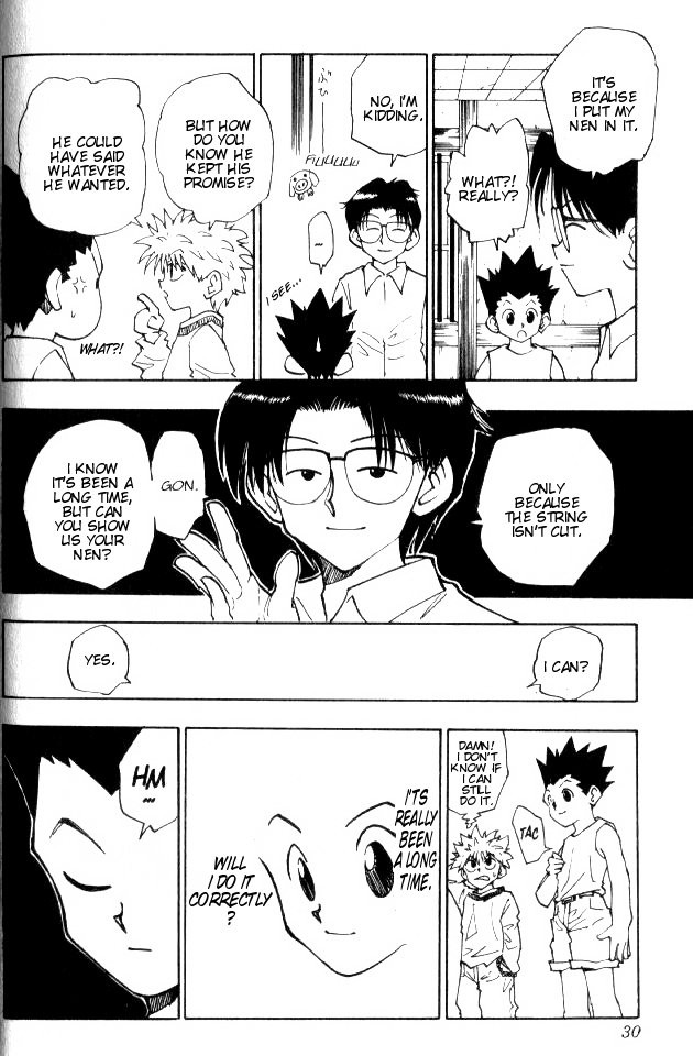 Hunter X Hunter Chapter 56 page 5 - Chapter 56: Training Resumes
