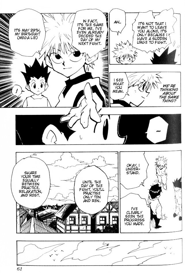 Hunter X Hunter Chapter 57 page 16 - Chapter 57: Promise