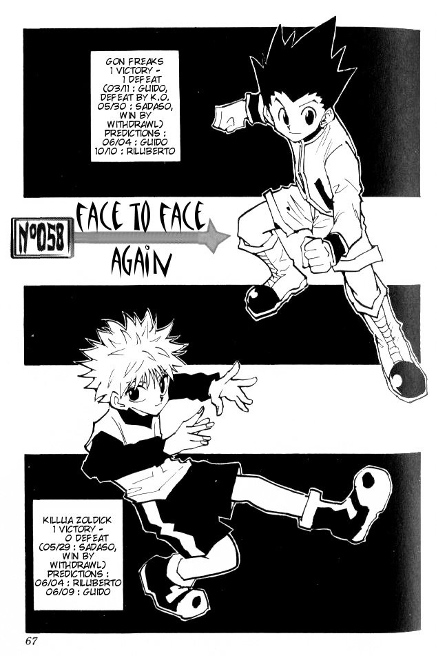 Hunter X Hunter Chapter 58 page 2 - Chapter 58: Rematch