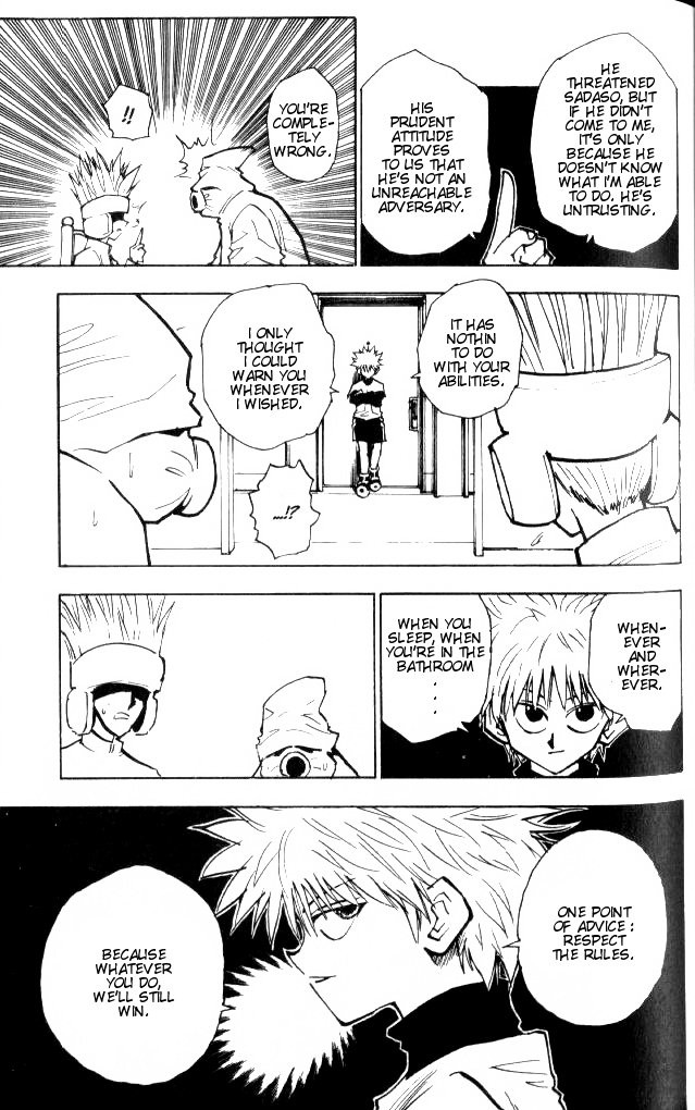 Hunter X Hunter Chapter 58 page 4 - Chapter 58: Rematch