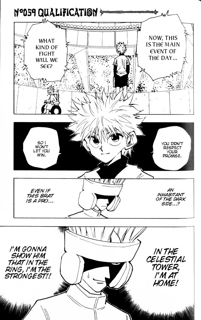 Hunter X Hunter Chapter 59 page 2 - Chapter 59: Making the Grade