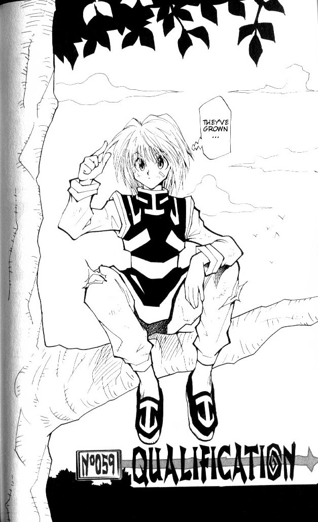 Hunter X Hunter Chapter 59 page 3 - Chapter 59: Making the Grade
