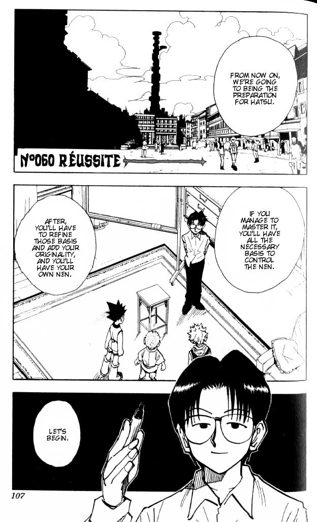 Hunter X Hunter Chapter 60 page 2 - Chapter 60: Rematch