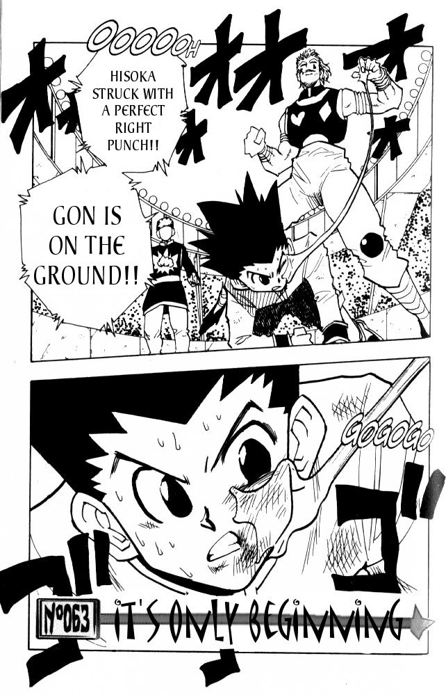 Hunter X Hunter Chapter 63 page 2 - Chapter 63: Next
