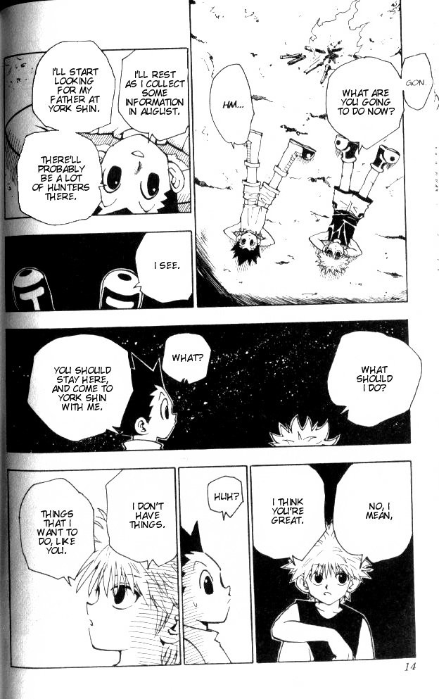 Hunter X Hunter Chapter 64 page 10 - Chapter 64: Homecoming