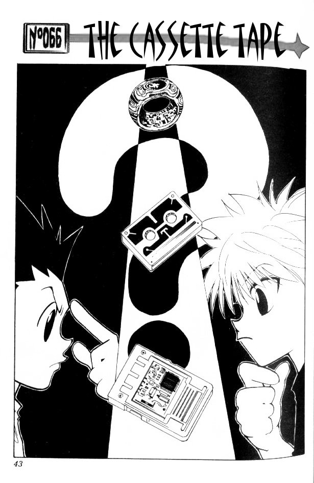 Hunter X Hunter Chapter 66 page 1 - Chapter 66: The Tape