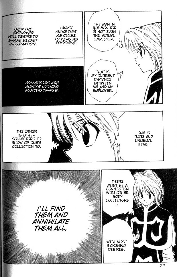 Hunter X Hunter Chapter 67 page 10 - Chapter 67: The Flesh Collector's Mansion: Part 1