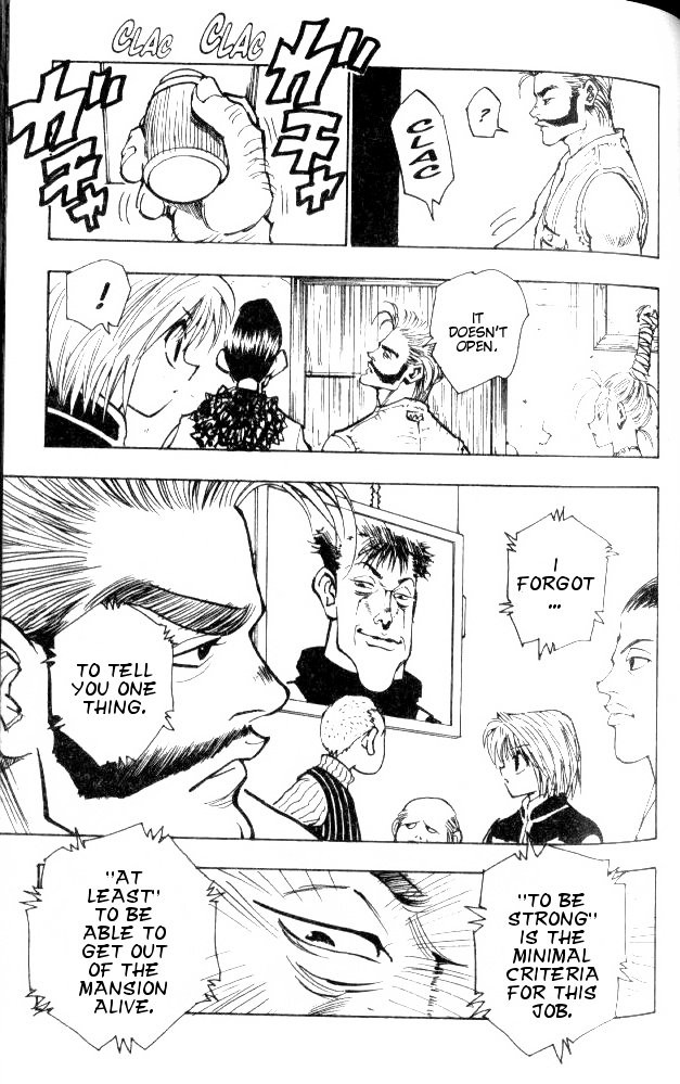 Hunter X Hunter Chapter 67 page 11 - Chapter 67: The Flesh Collector's Mansion: Part 1