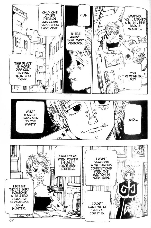 Hunter X Hunter Chapter 67 page 5 - Chapter 67: The Flesh Collector's Mansion: Part 1