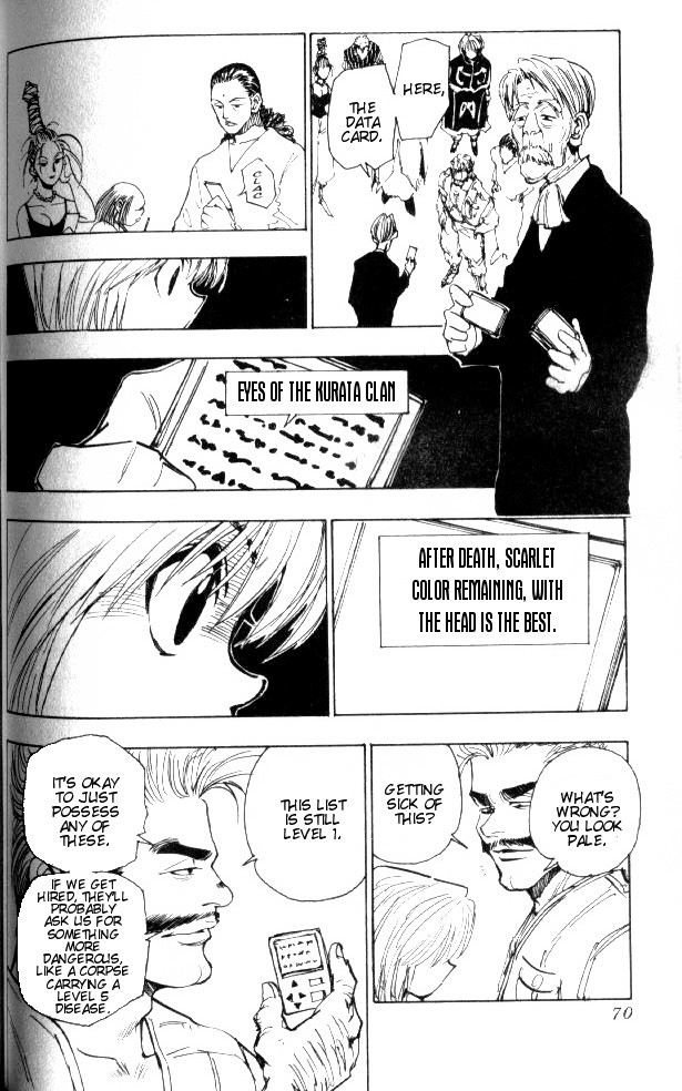 Hunter X Hunter Chapter 67 page 8 - Chapter 67: The Flesh Collector's Mansion: Part 1