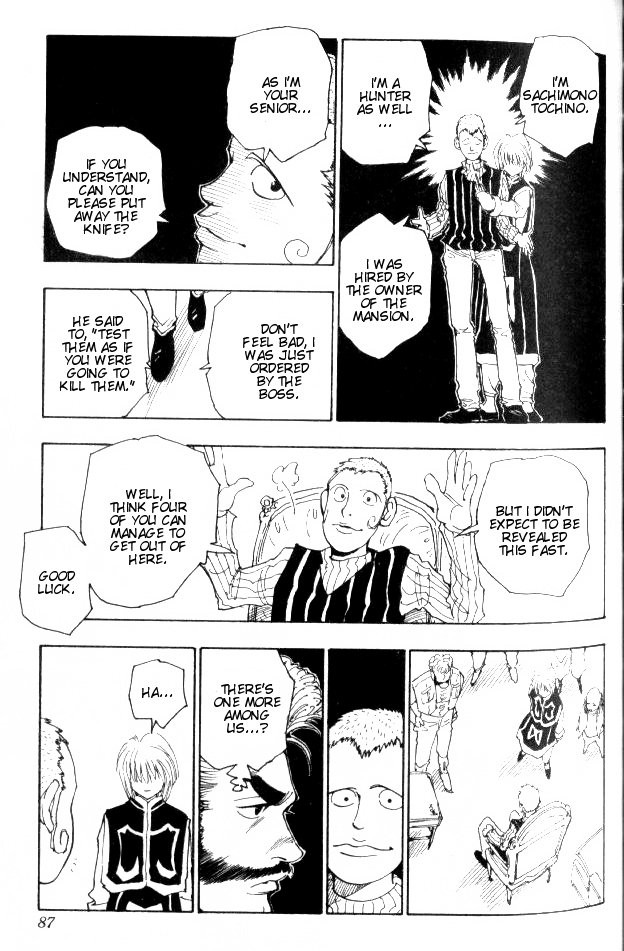 Hunter X Hunter Chapter 68 page 11 - Chapter 68: The Flesh Collector's Mansion: Part 2