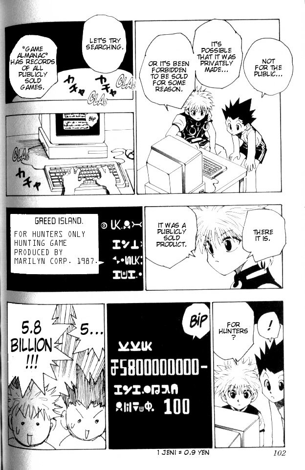 Hunter X Hunter Chapter 69 page 6 - Chapter 69: Greed Island