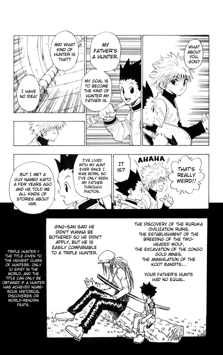 Hunter X Hunter Chapter 7 page 15 - Chapter 7: Respective Reasons