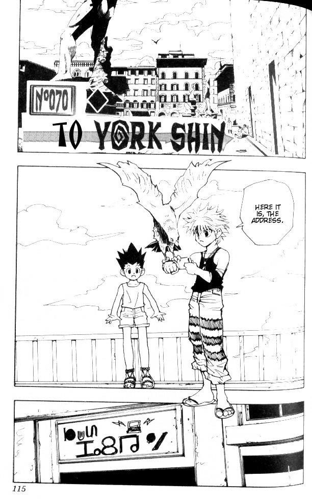 Hunter X Hunter Chapter 70 page 1 - Chapter 70: To Yorknew