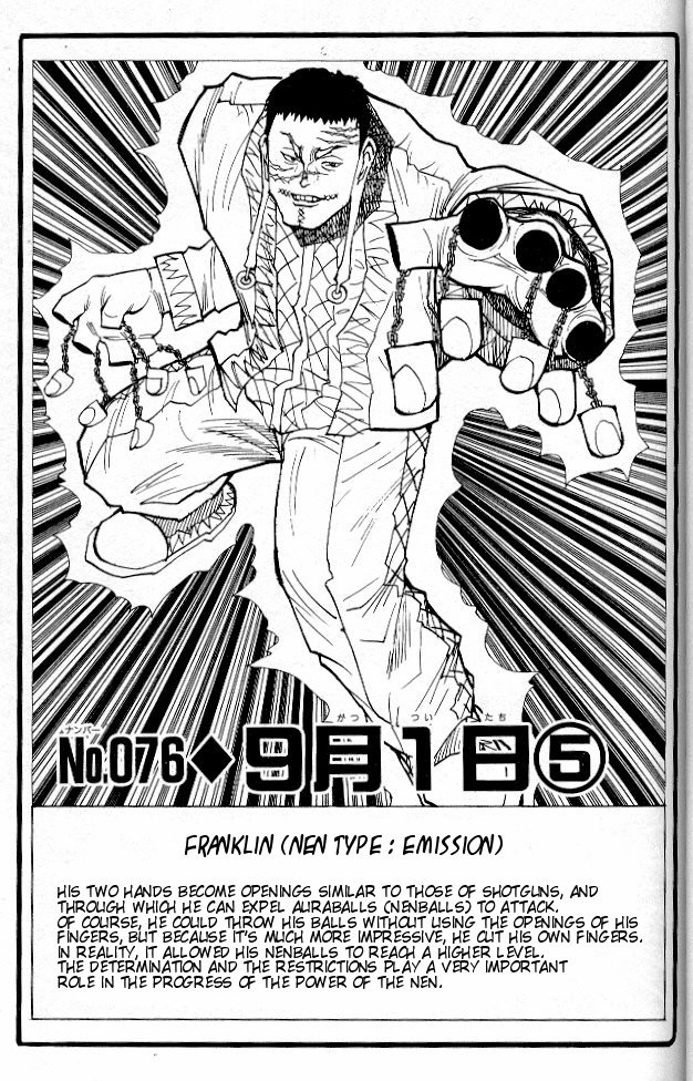Hunter X Hunter Chapter 76 page 1 - Chapter 76: September 1st: Part 5