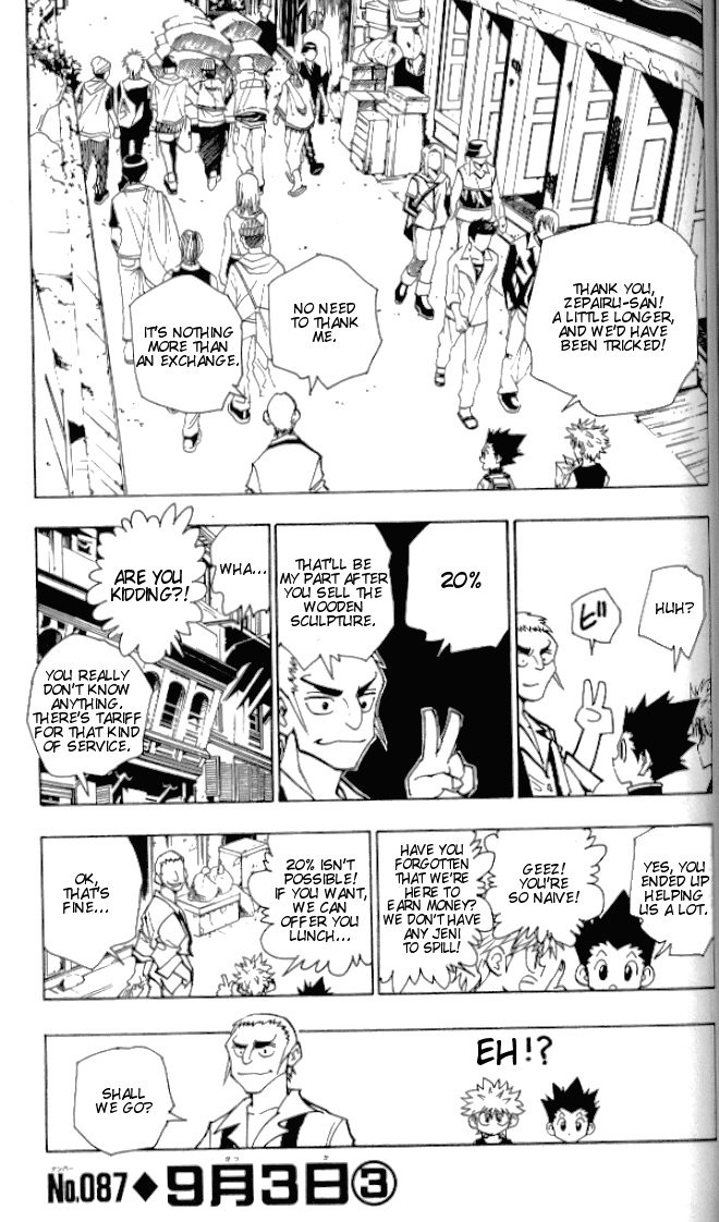 Hunter X Hunter Chapter 87 page 1 - Chapter 87: September 3rd: Part 3