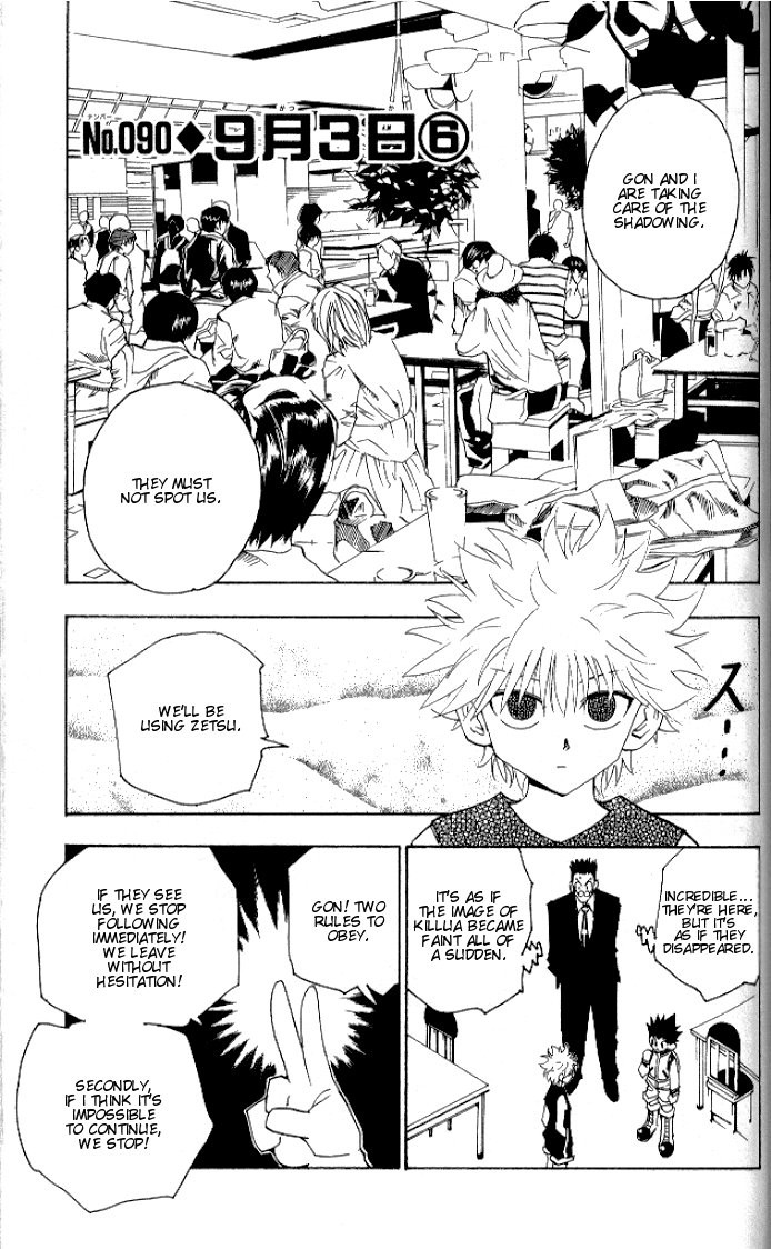Hunter X Hunter Chapter 90 page 1 - Chapter 90: September 3rd: Part 6