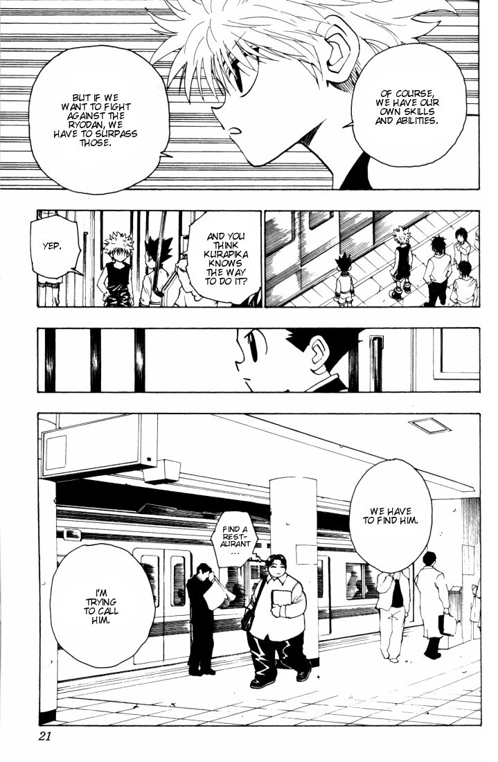 Hunter X Hunter Chapter 94 page 15 - Chapter 94: September 3rd: Part 10