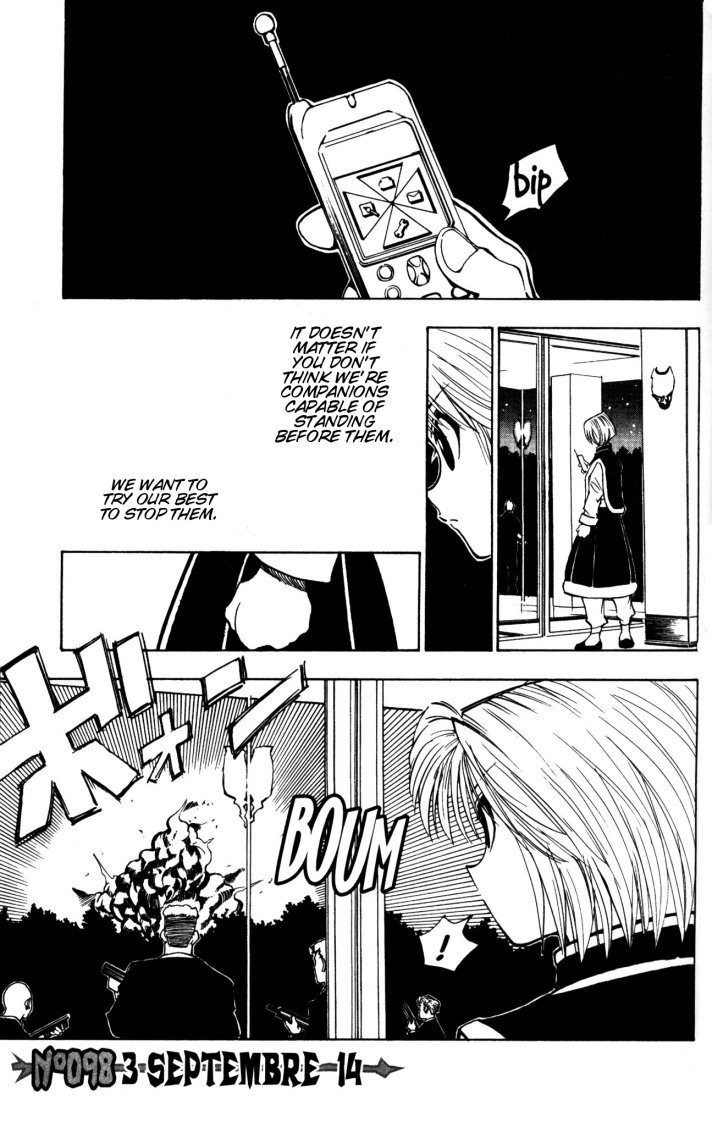 Hunter X Hunter Chapter 98 page 1 - Chapter 98: September 3rd: Part 14