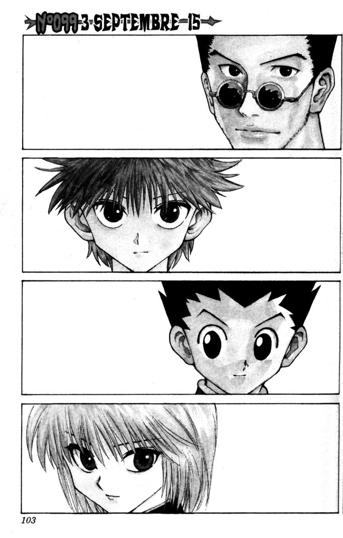 Hunter X Hunter Chapter 99 page 1 - Chapter 99: September 3rd: Part 15
