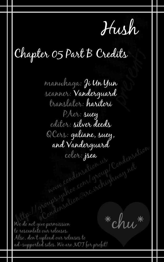 Hush Chapter 5.2 page 1 - Chapter 5.2
