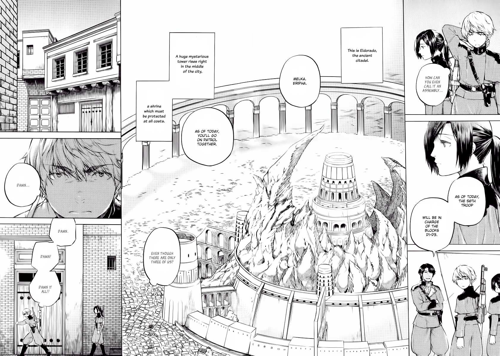 Husk Eden Chapter 1 page 4 - Chapter 1: The Soldiers of El Dorado - Melka Dracea