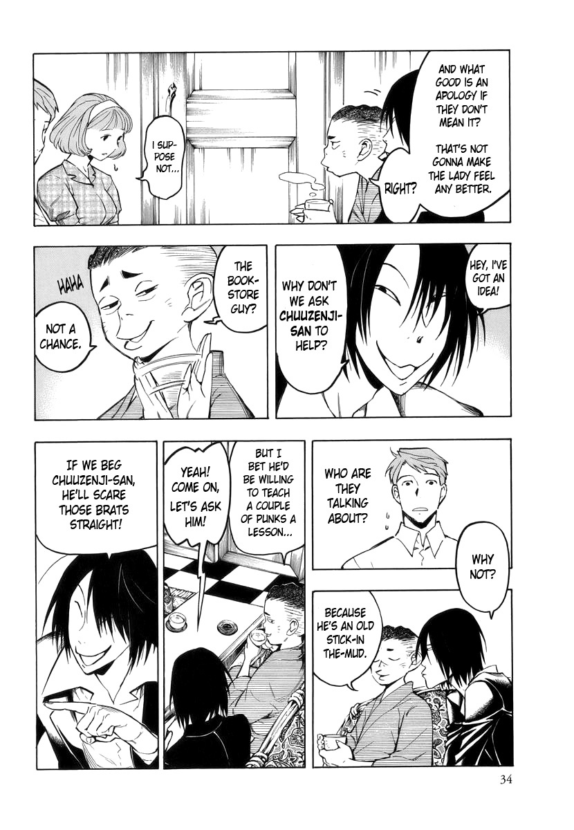 Hyakki Tsurezure Bukuro Chapter 1 page 37 - Chapter 1: The Case of the Singing Iron Pot - Part 1