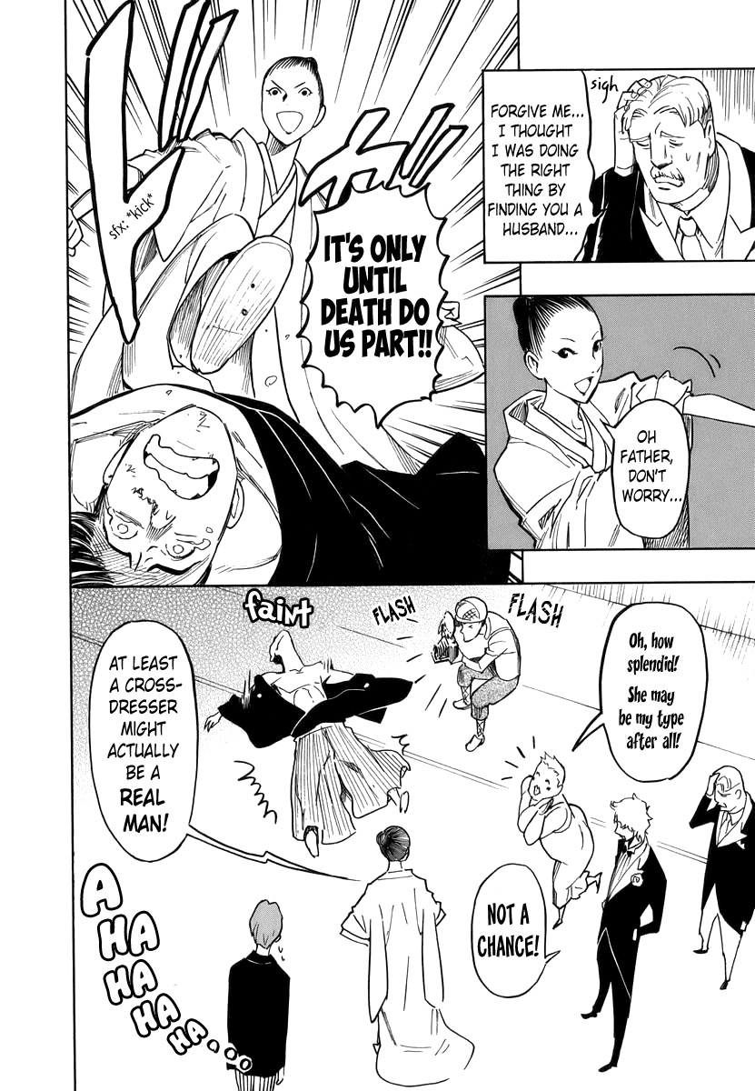 Hyakki Tsurezure Bukuro Chapter 4 page 36 - Chapter 4: The Case of the Singing Iron Pot - Part 4