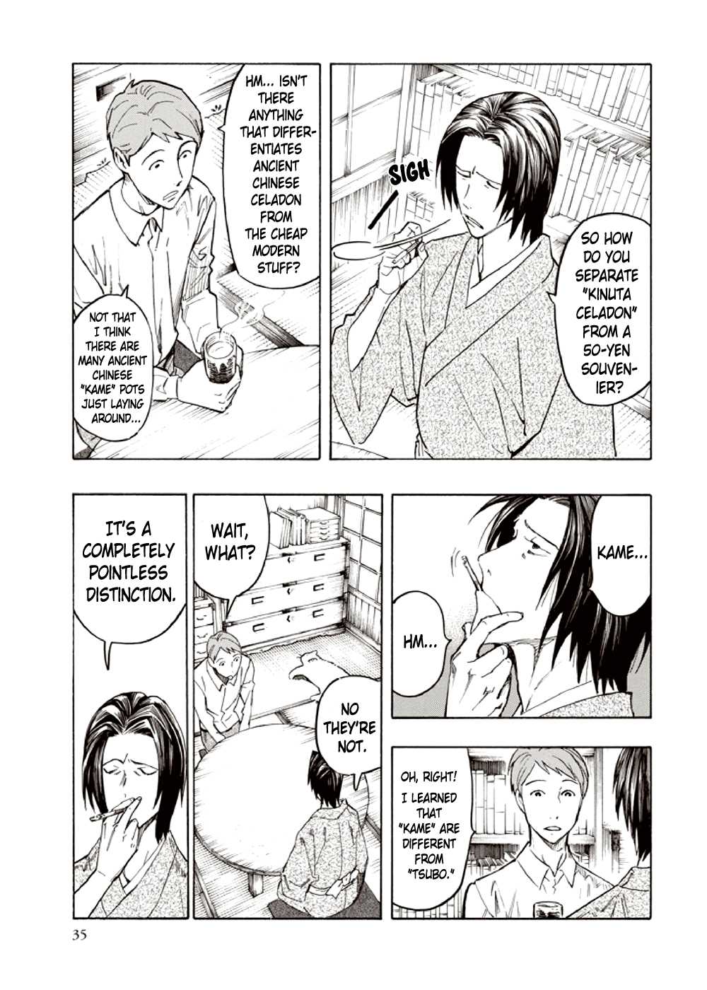 Hyakki Tsurezure Bukuro Chapter 5 page 37 - Chapter 5: The Case of the Jar Spirit - Part 1