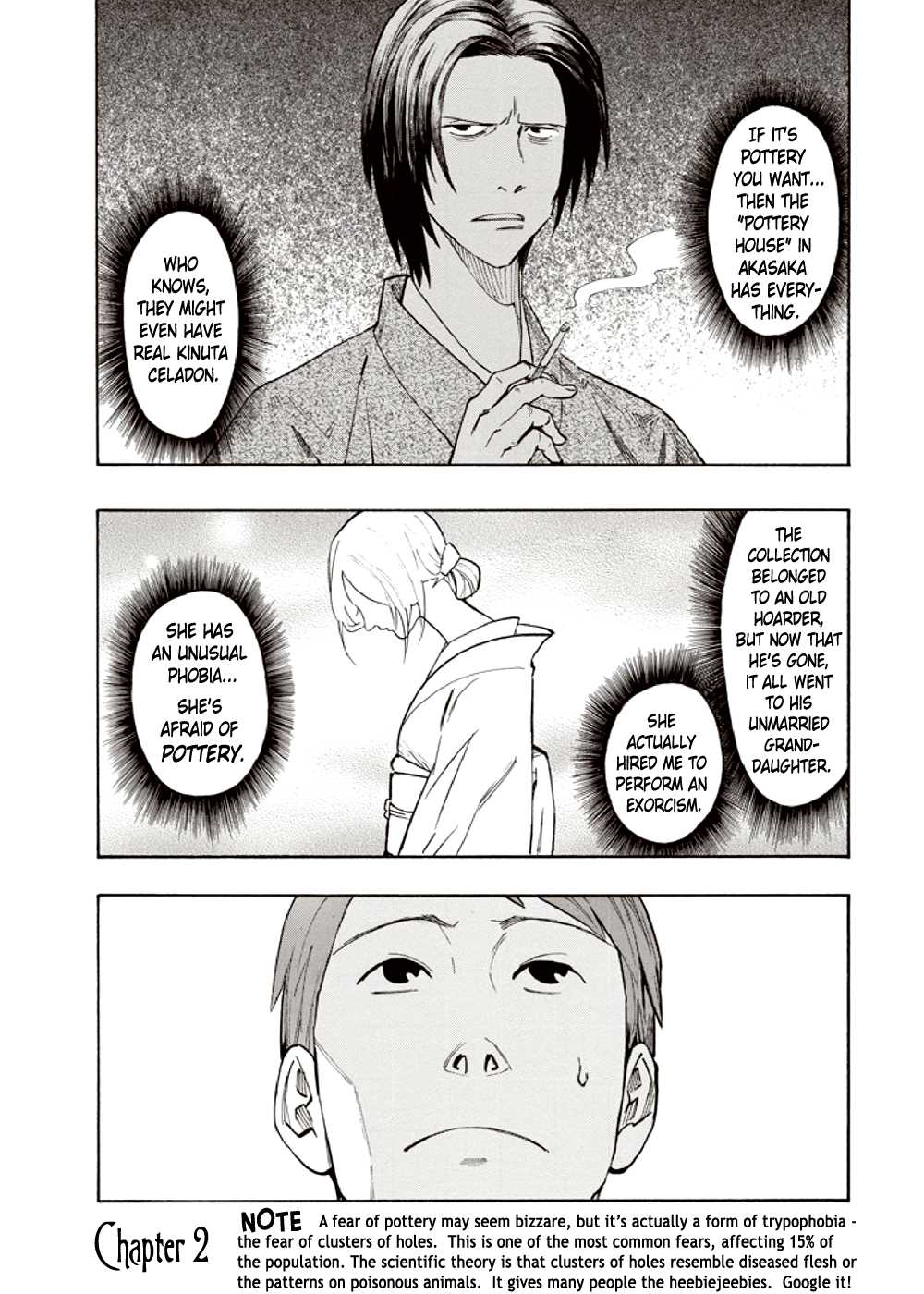 Hyakki Tsurezure Bukuro Chapter 6 page 1 - Chapter 6: The Case of the Jar Spirit - Part 2