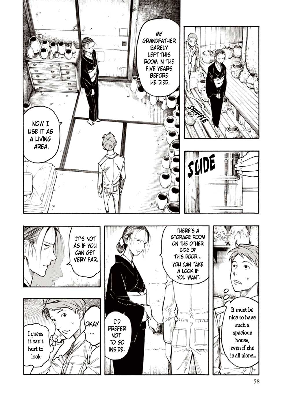 Hyakki Tsurezure Bukuro Chapter 6 page 13 - Chapter 6: The Case of the Jar Spirit - Part 2