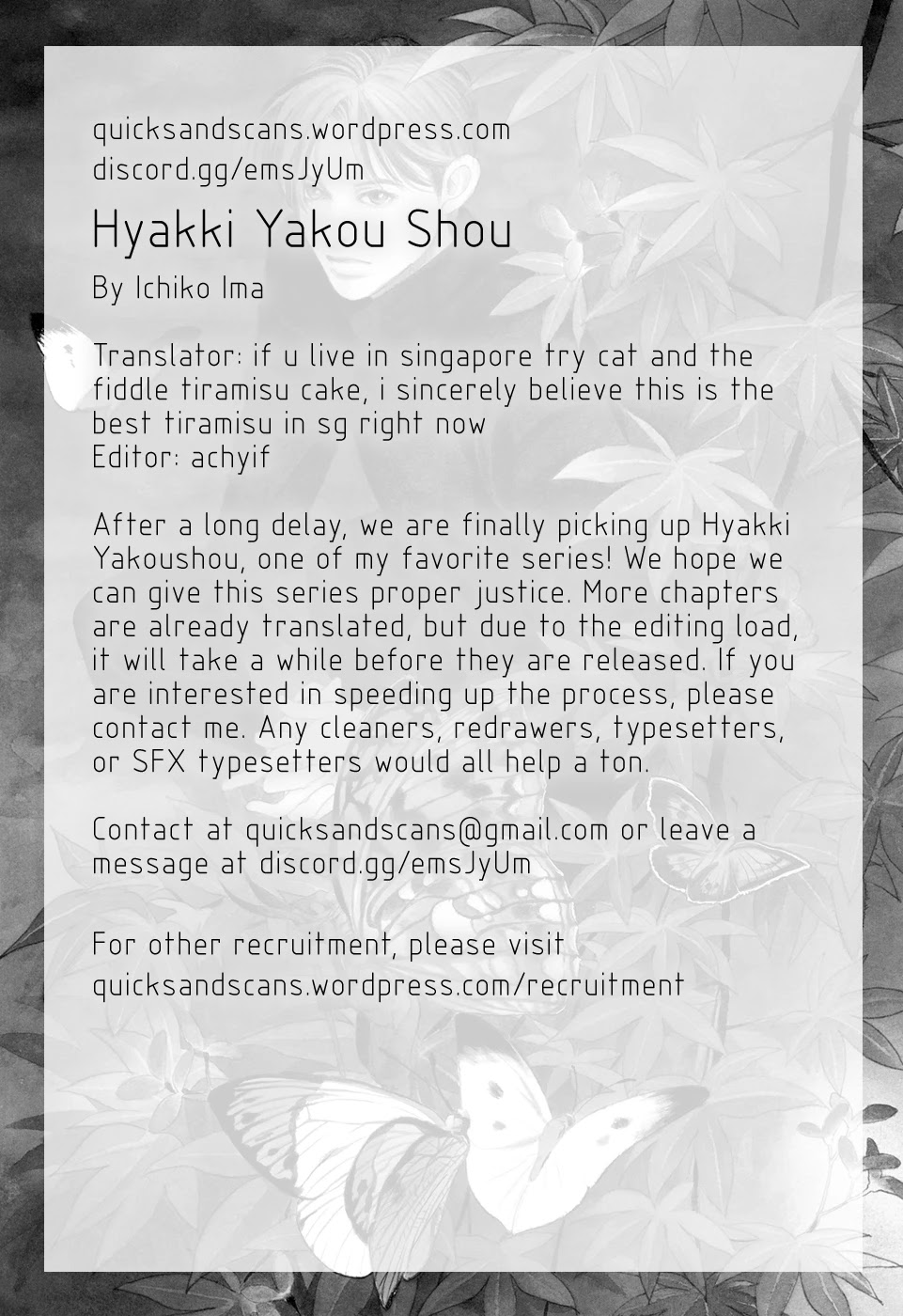 Hyakki Yakoushou Chapter 31 page 2 - Chapter 31: The Fox's Wedding
