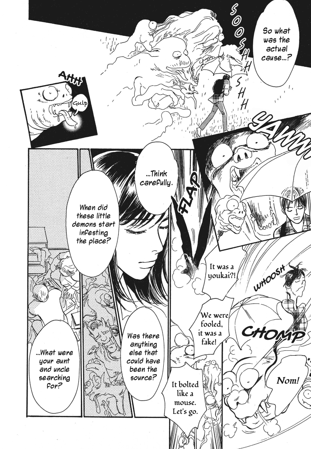 Hyakki Yakoushou Chapter 33 page 14 - Chapter 33: Autumn Rain