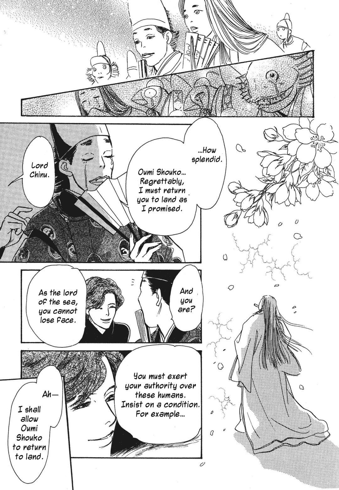 Hyakki Yakoushou Chapter 35 page 36 - Chapter 35: The Flower Shell Emissary