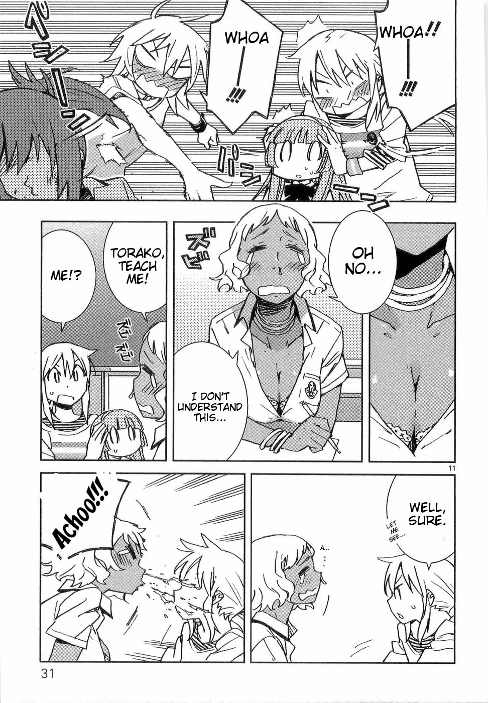 Hyakko Chapter 25 page 11 - Chapter 25: When There's Fun, There's a Tiger