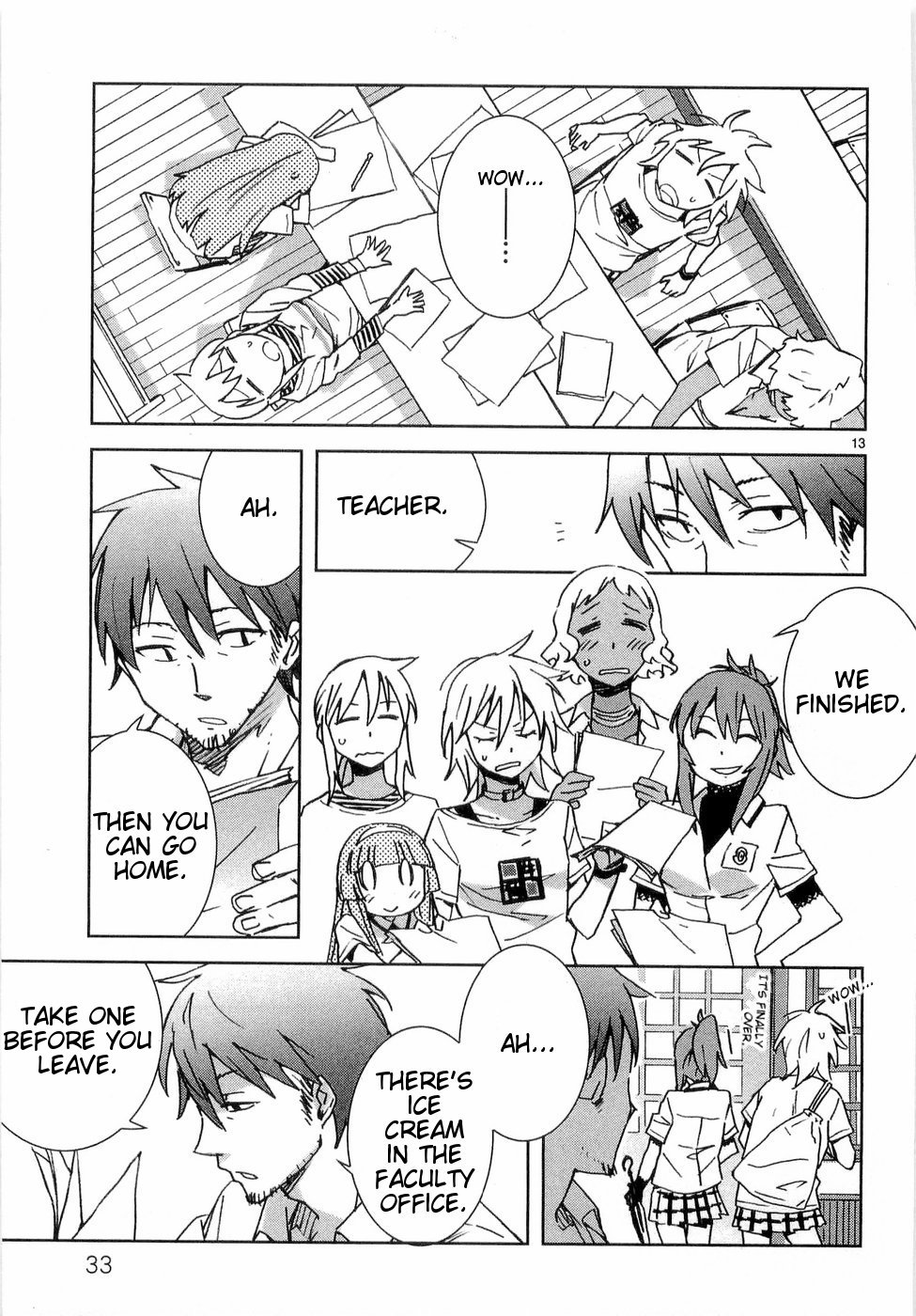 Hyakko Chapter 25 page 13 - Chapter 25: When There's Fun, There's a Tiger